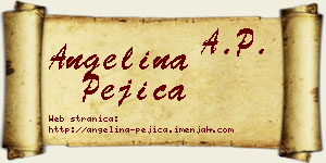Angelina Pejica vizit kartica